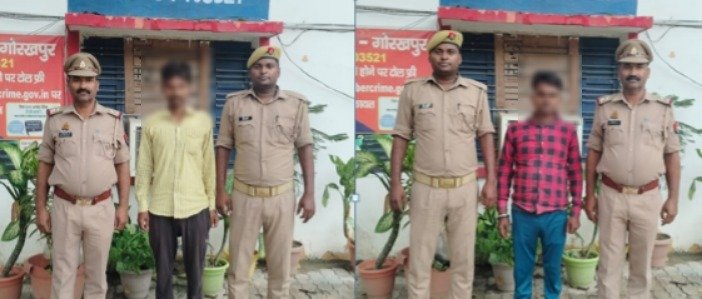 20 लीटर अवैध कच्ची शराब के साथ दो आरोपी गिरफ्तार