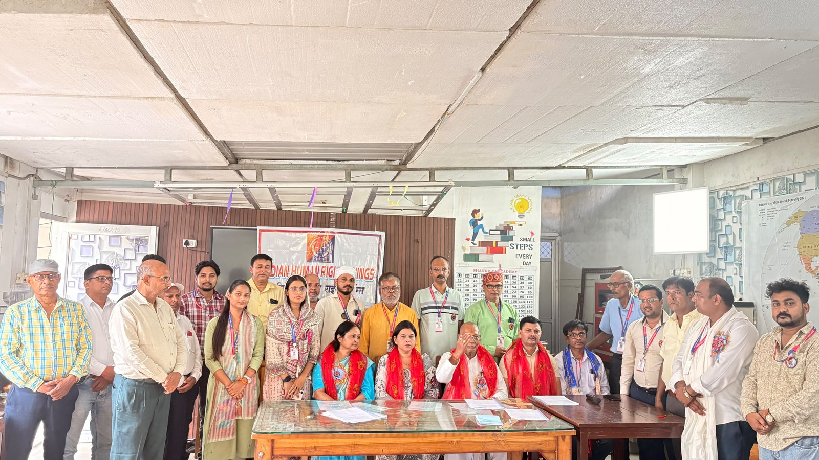 इंडियन ह्यूमन राइट्स विंग्स के नवनियुक्त पदाधिकारियों ने  मानवाधिकार की रक्षा के लिए ली शपथ